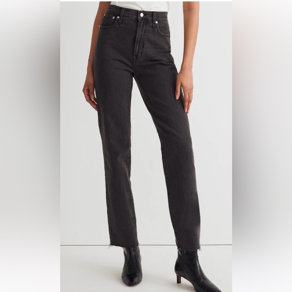 Madewell Curvy Perfect Vintage Straight Jeans in Lunar Wash size 29